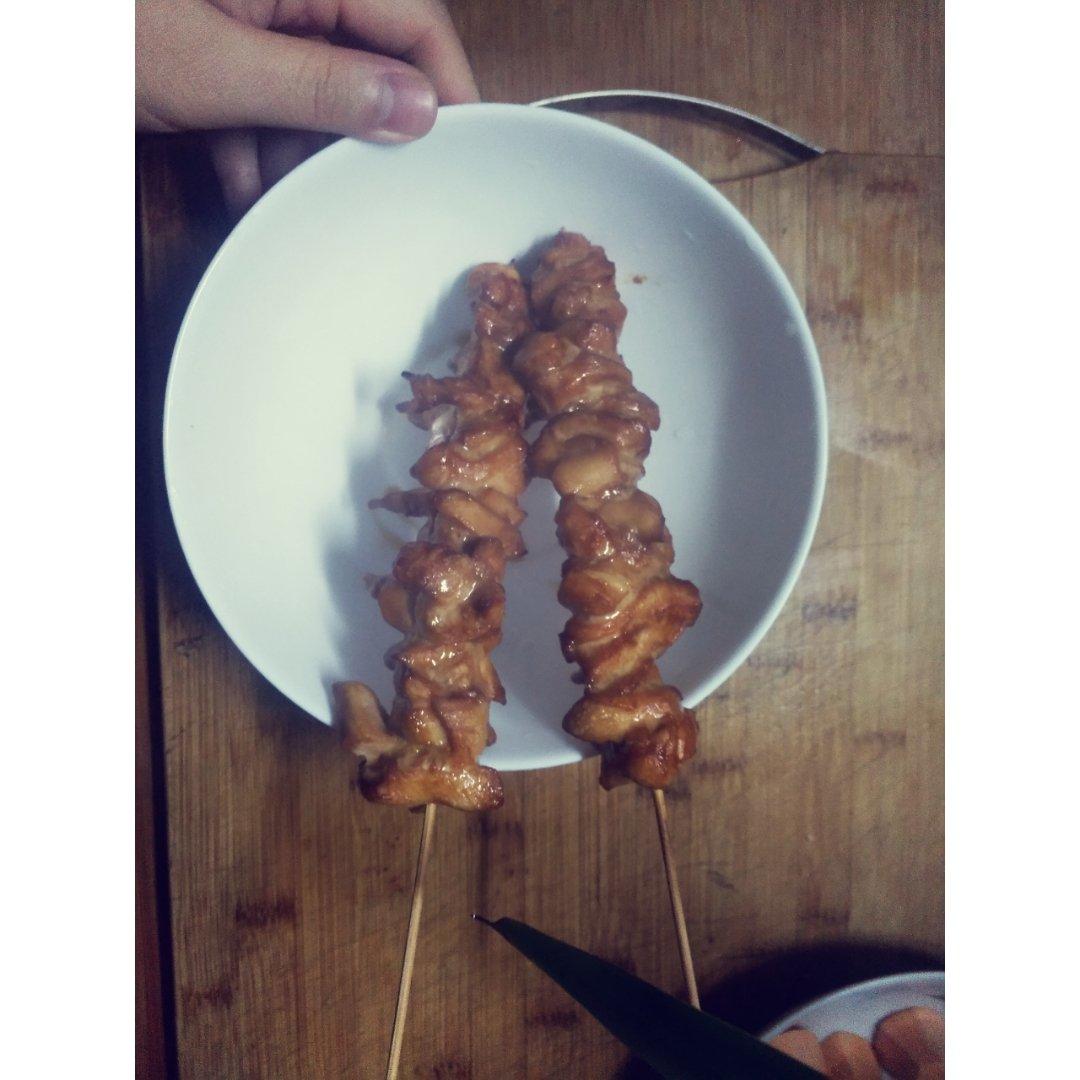 照烧鸡肉串