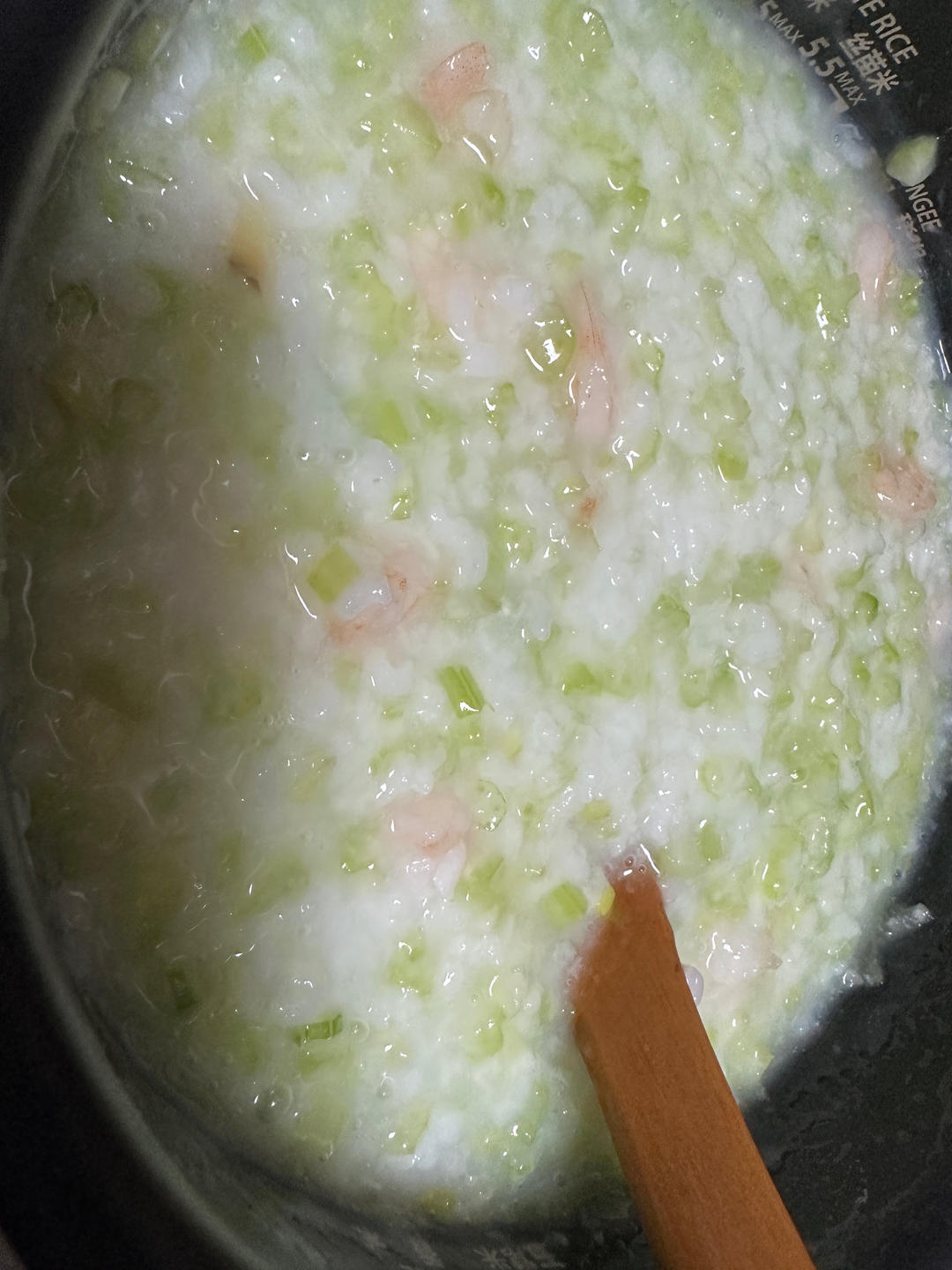鲜虾香芹粥