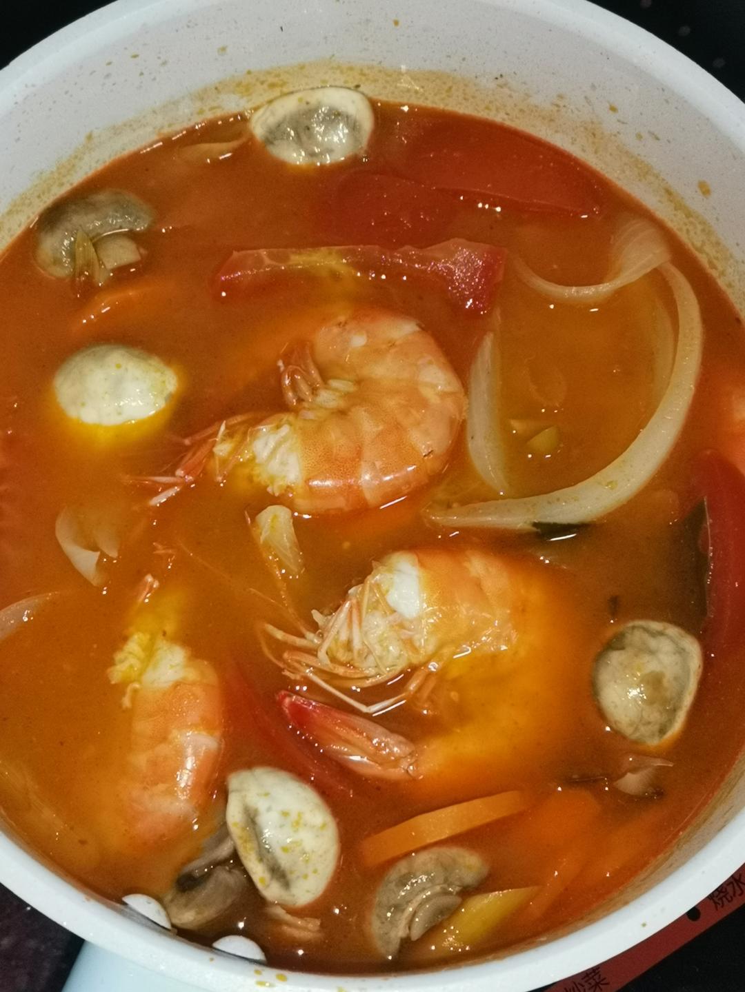 被夸爆的冬阴功汤【泰国学厨】超级好操作！