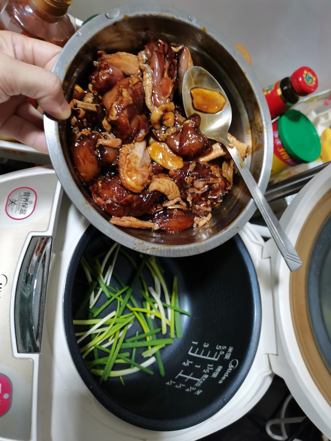 超快手电饭煲鸡