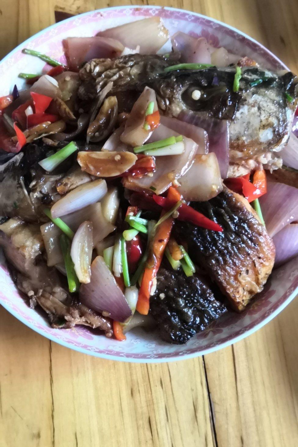 红烧鱼块