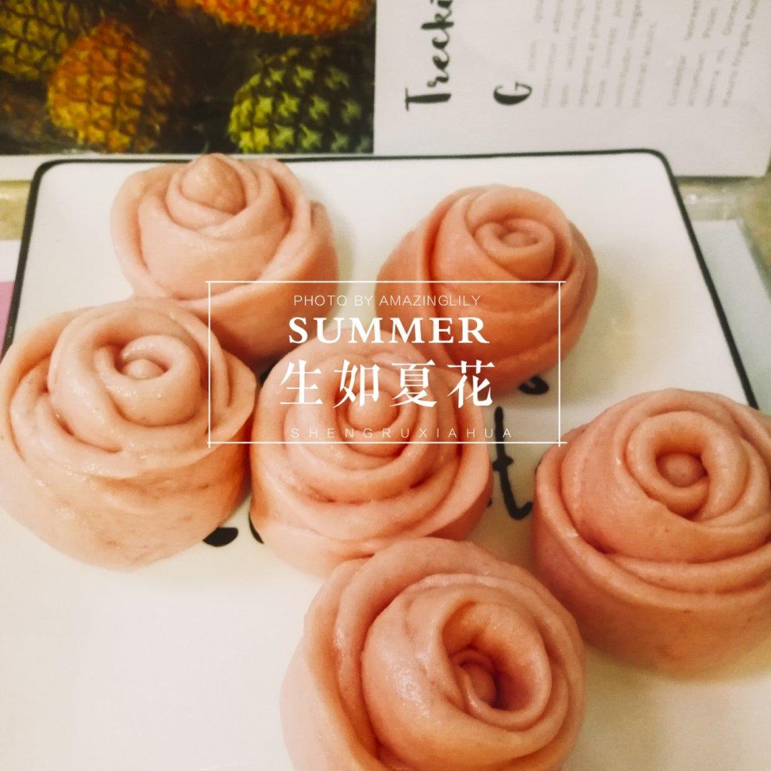 玫瑰花馒头