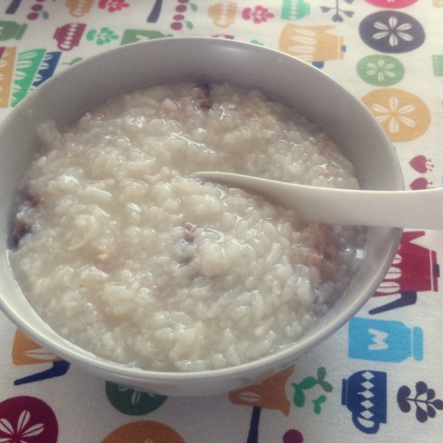 香菇瘦肉粥