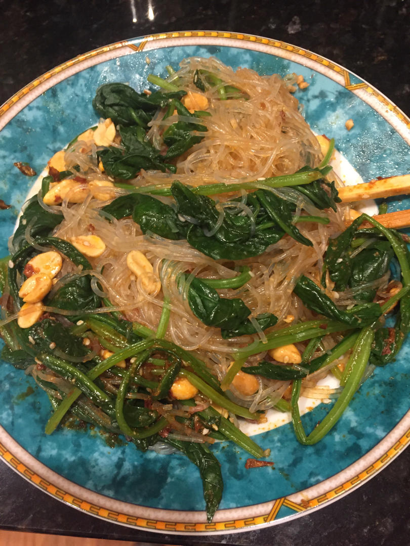 ‼️万能凉拌酱汁‼️菠菜这样做，好吃到哭