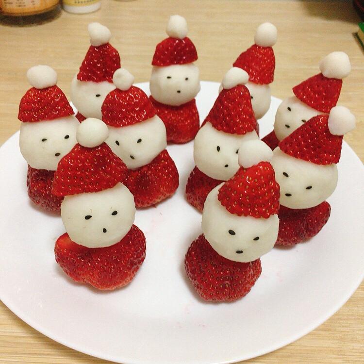 草莓山药圣诞老人