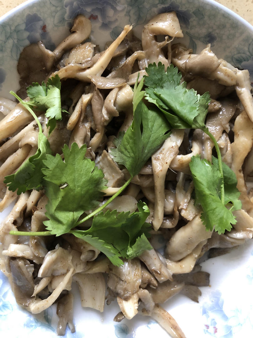 干煸平菇（有肉的味道）