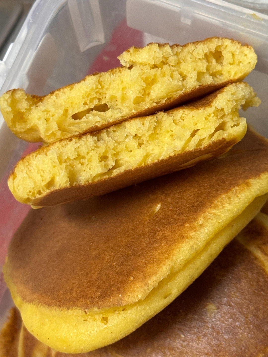 玉米面松饼，早起5分钟搞定，又软又健康