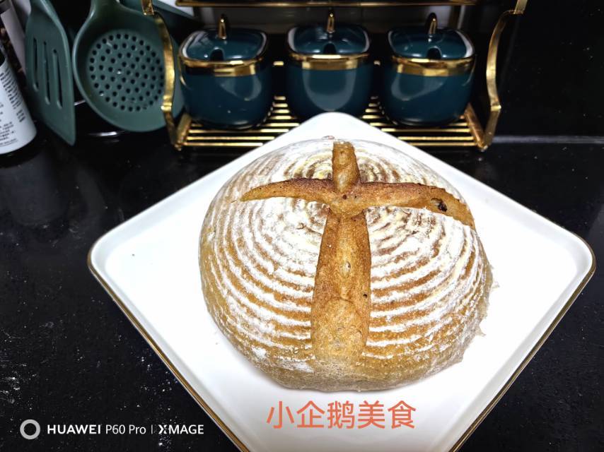 无糖无油的全麦欧包