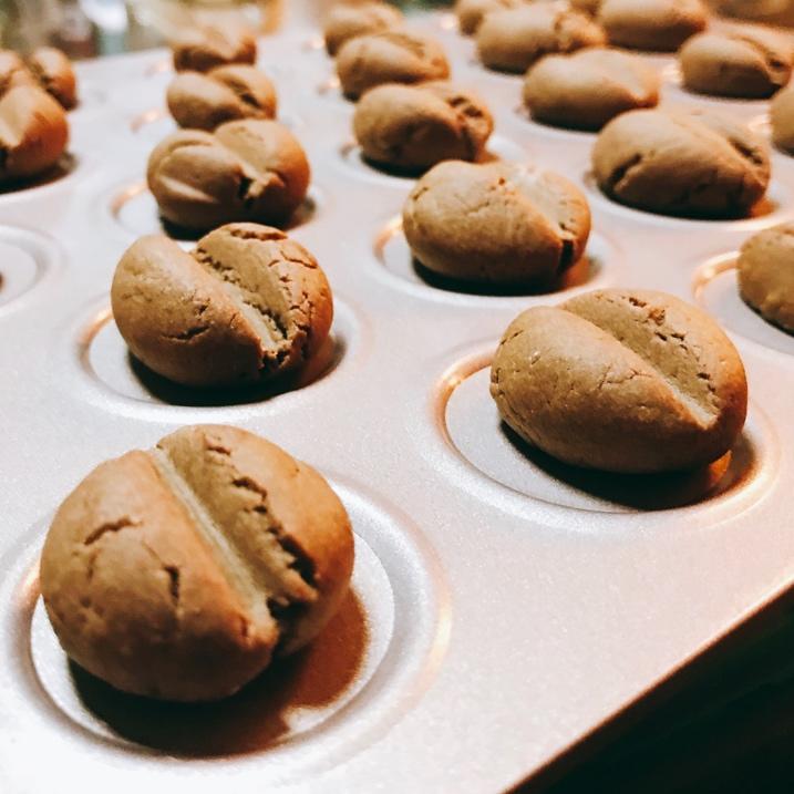 ㊙️萌化了‼️酥脆可口的咖啡豆饼干‼️一学就会