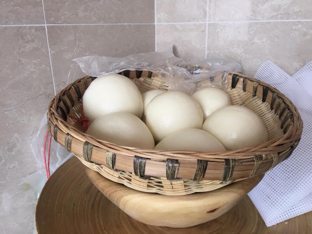 快手简易版    松软香甜   豆沙包  馒头