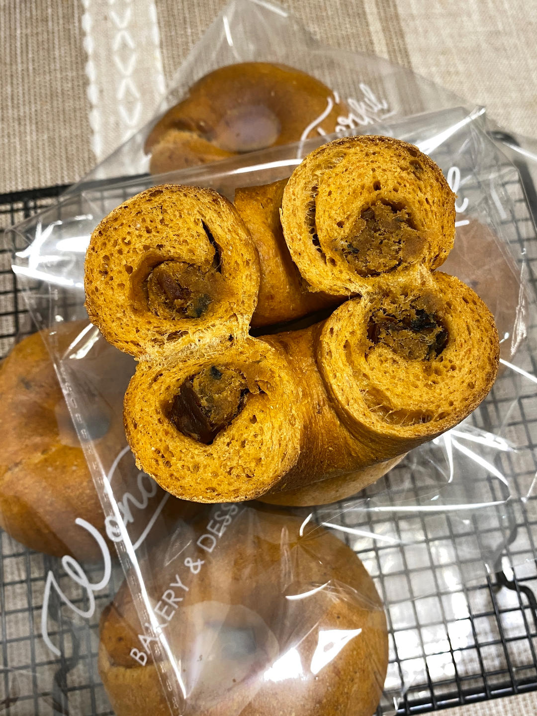 番茄辣松芝士贝果🍅双倍芝士🧀咸香浓郁