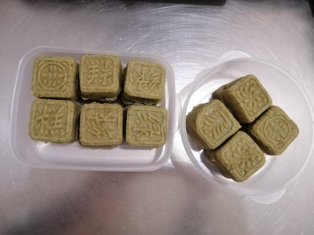 奶香绿豆糕（无豆腥味，超快手不麻烦）