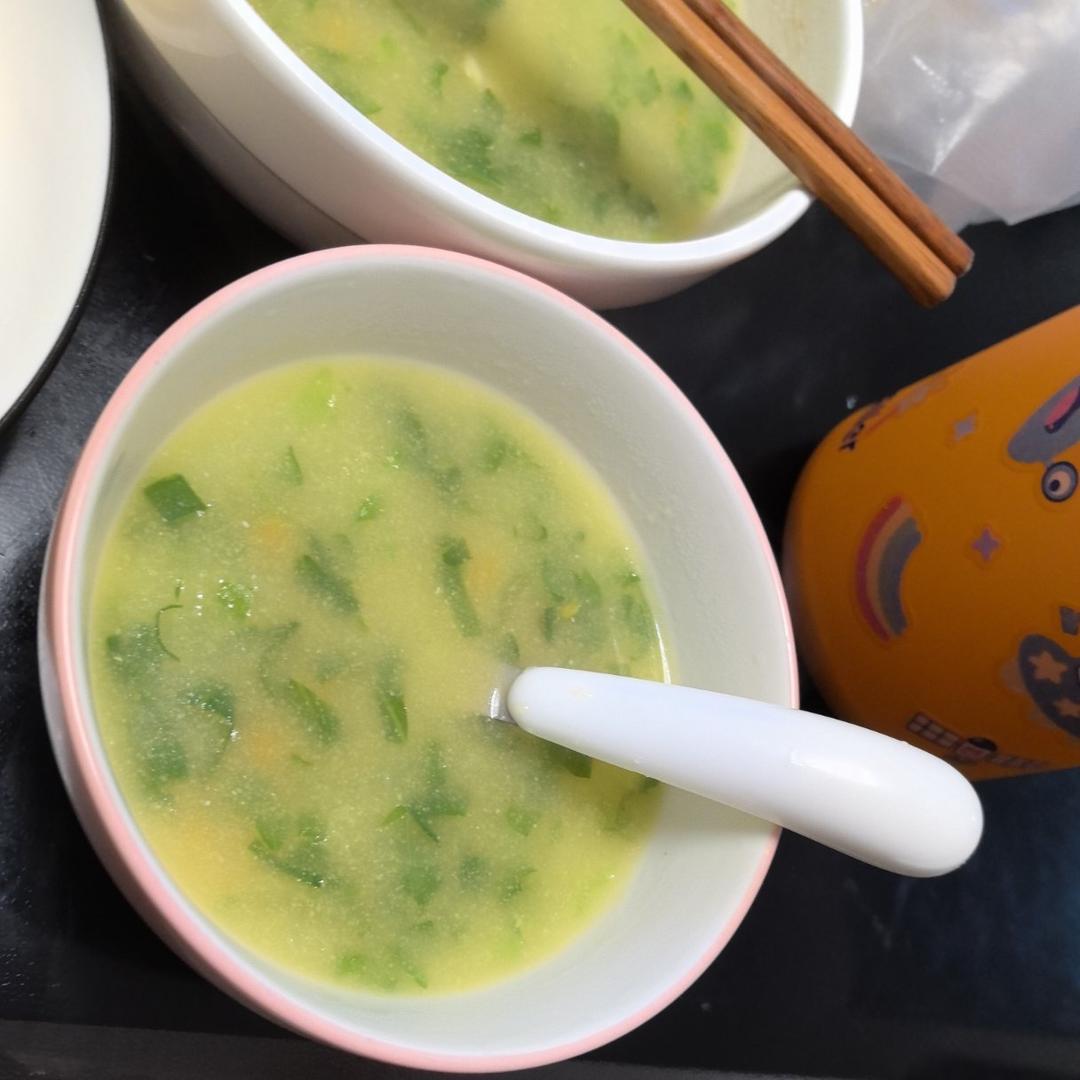 秋冬暖胃营养粥丨玉米面糊糊 · 圆满素食