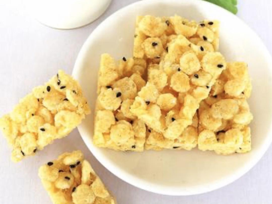 酥脆香甜的玉米片切糖（沙琪玛）的做法