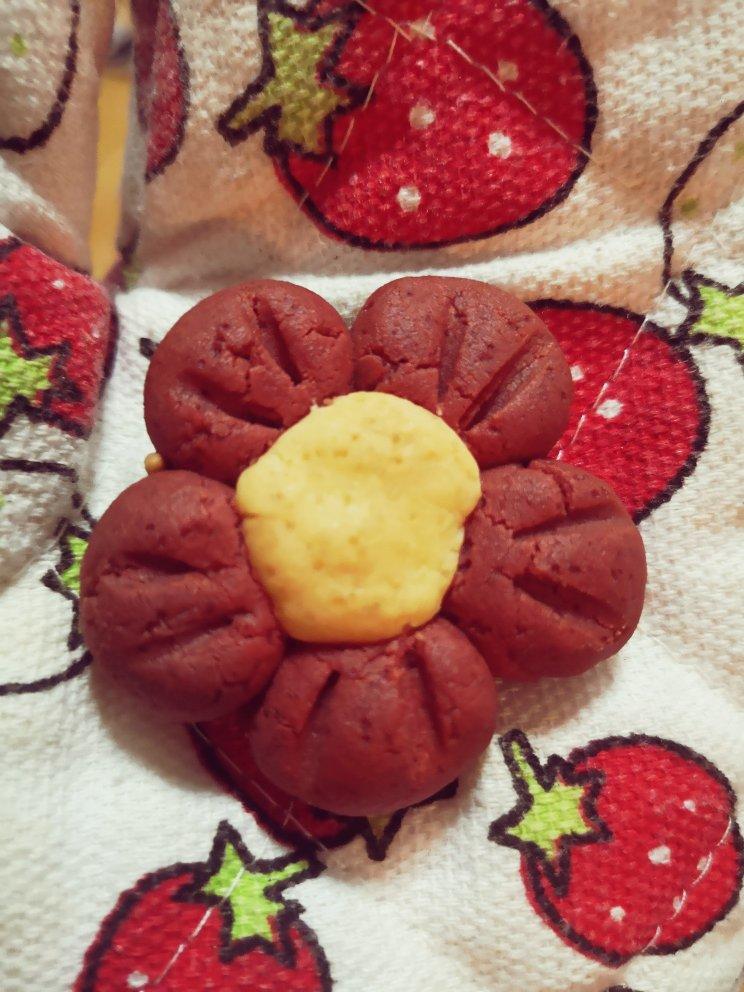 送你一朵小红花 🌺免模具｜零难度花朵饼干