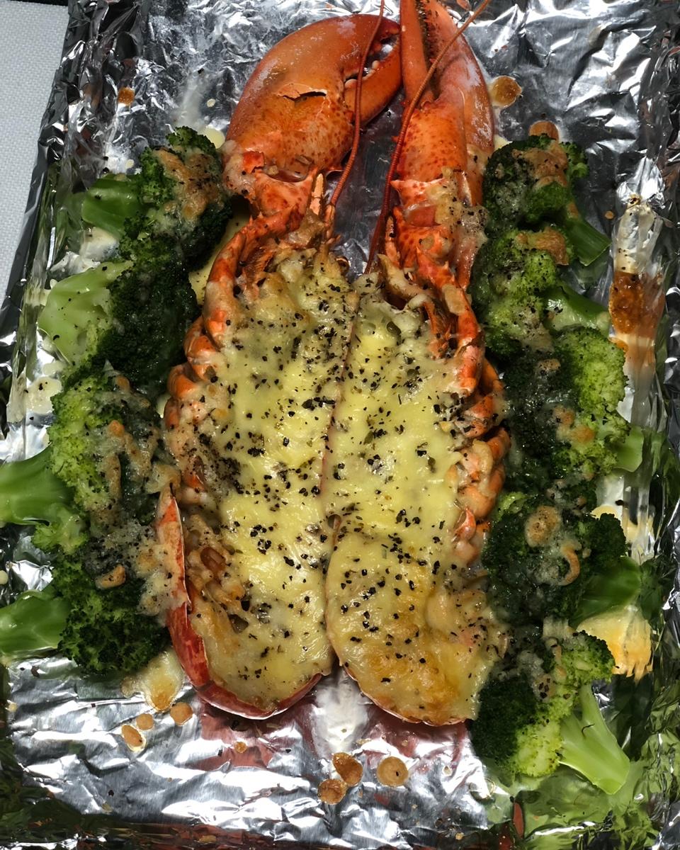 蒜蓉芝士焗龙虾