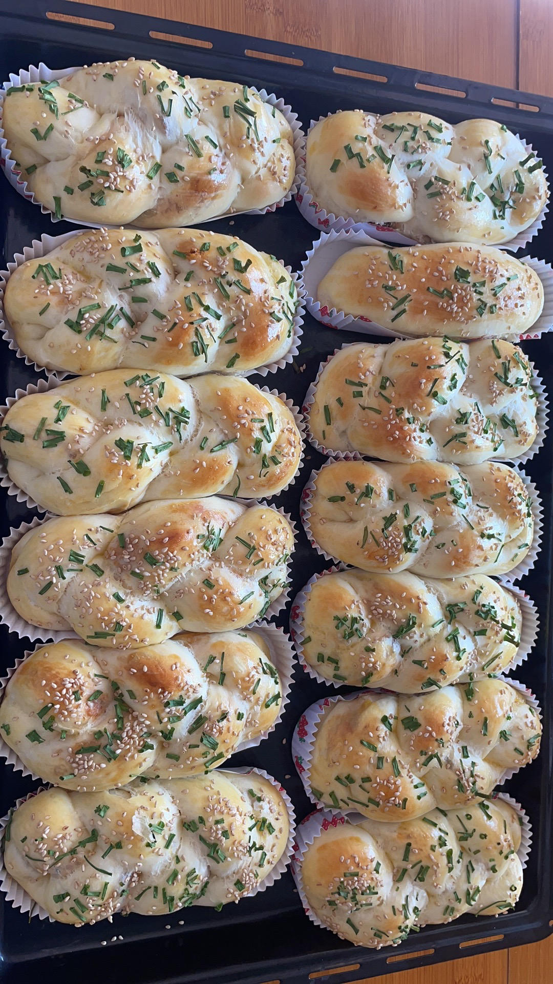 香葱肉松面包（烫种法）