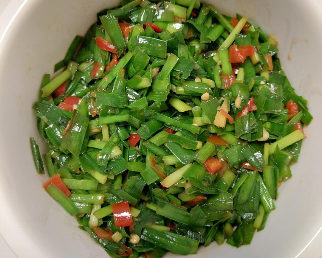 剁椒韭菜的做法