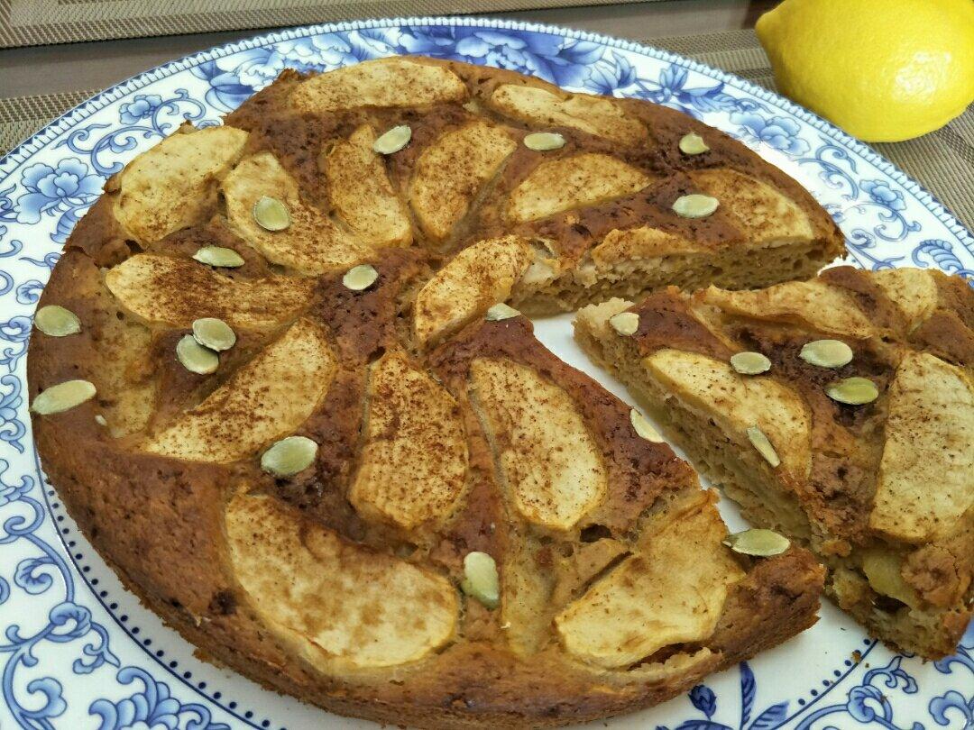 无油红糖苹果蛋糕丨健康·烘焙