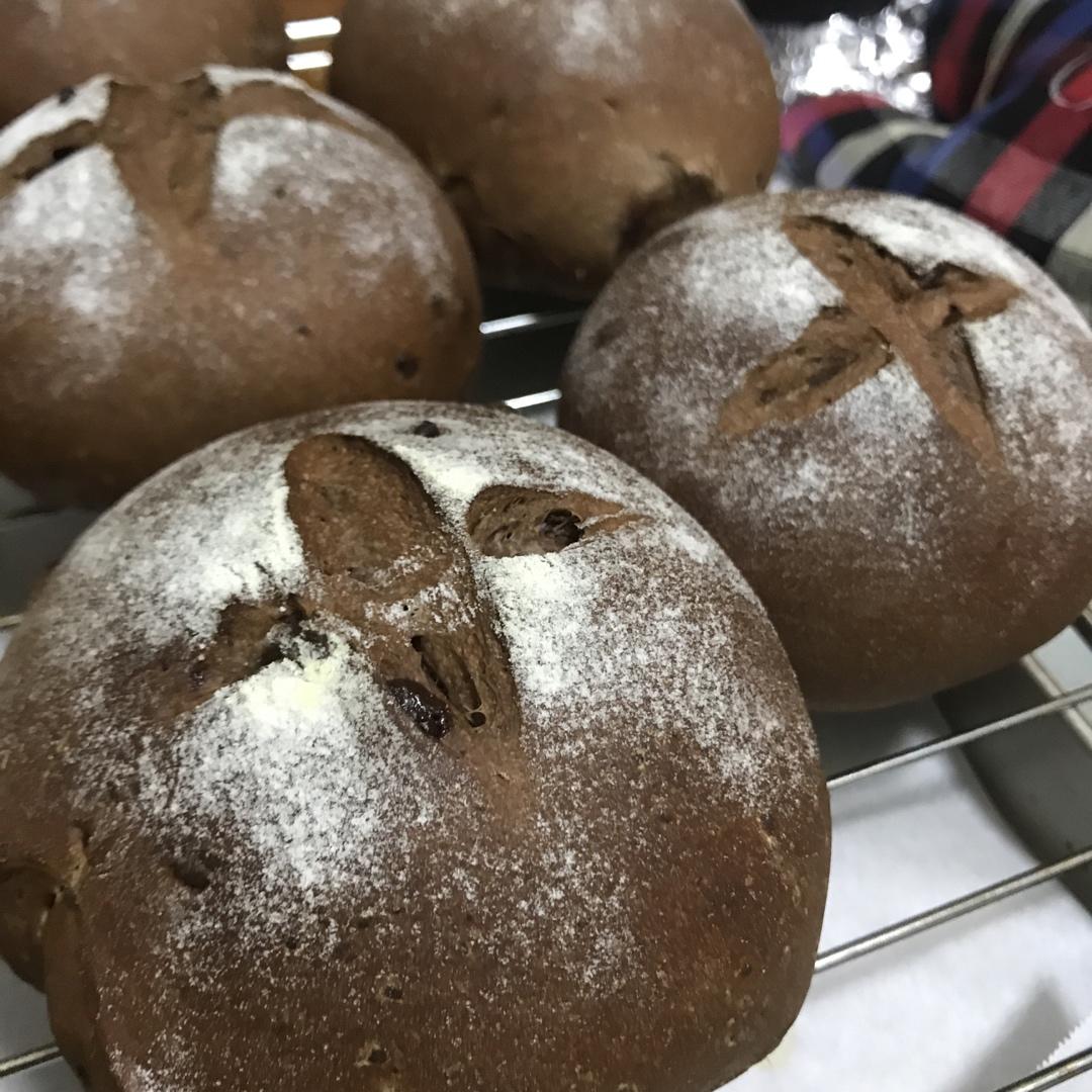 香蕉巧克力软欧