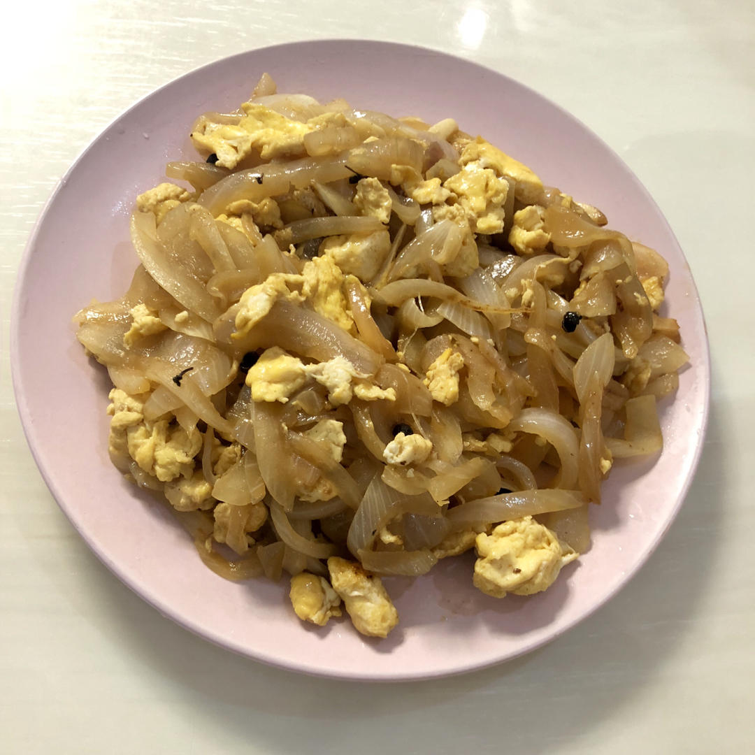 洋葱炒鸡蛋