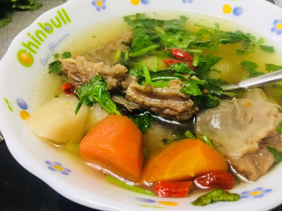山药炖羊排