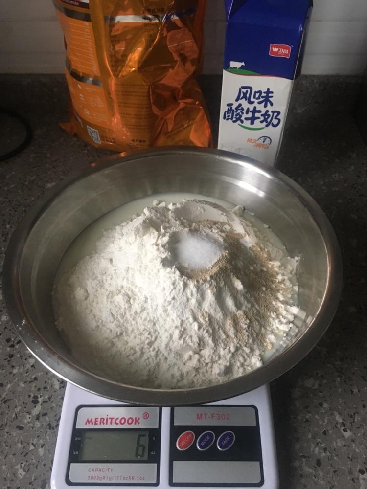 纯奶手撕吐司的做法 步骤1