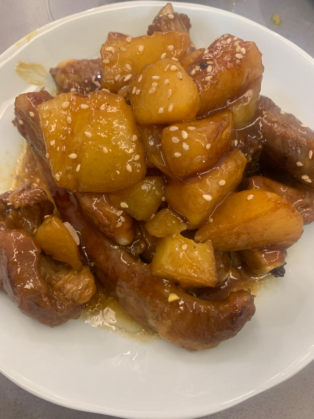 土豆炖肋排