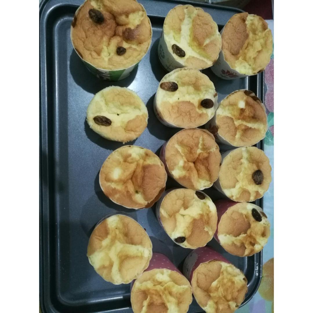 棉花纸杯蛋糕