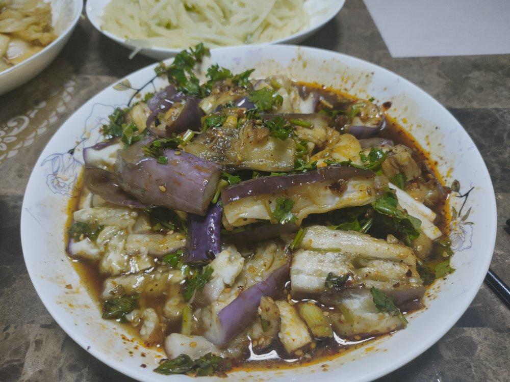 ㊙️色泽漂亮不发黑‼️凉拌茄子