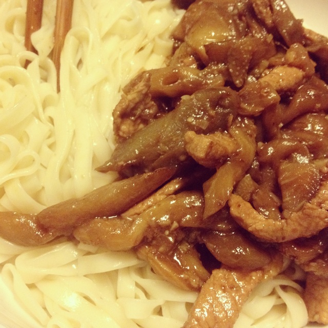 茄子拌面