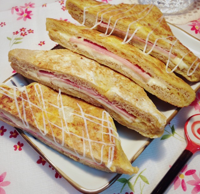 十分钟快手早餐【港式火腿西多士】