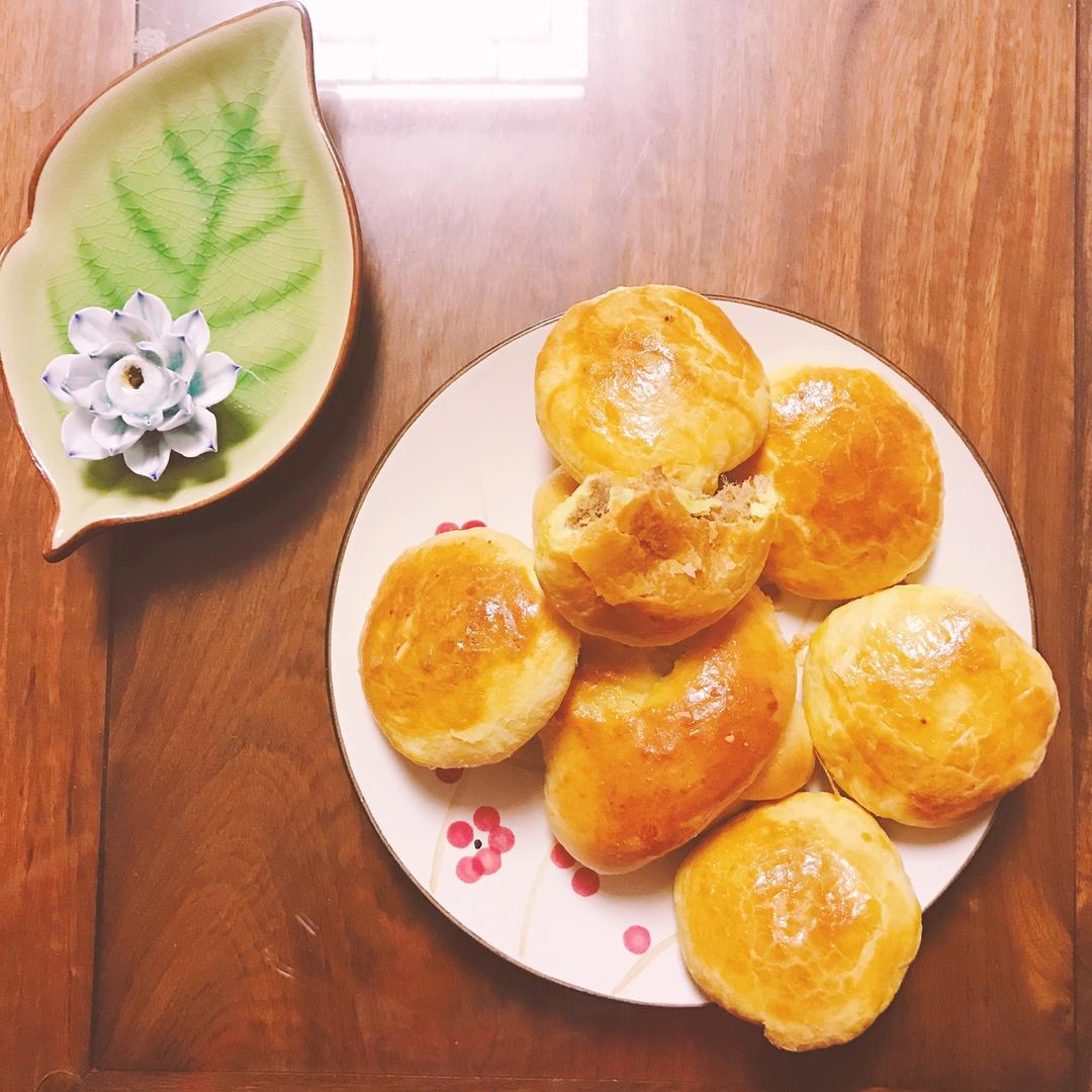 金丝肉松饼