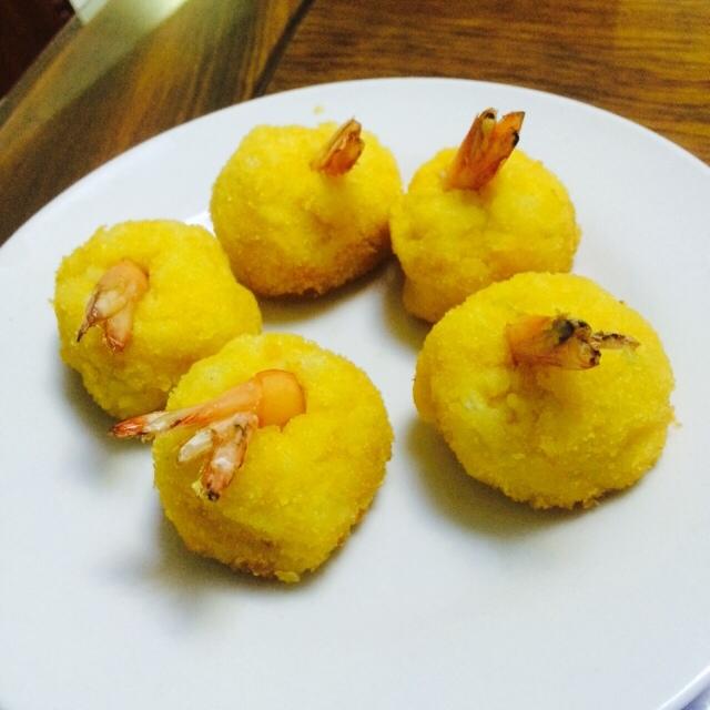 土豆芝士虾球
（媲美必胜客）