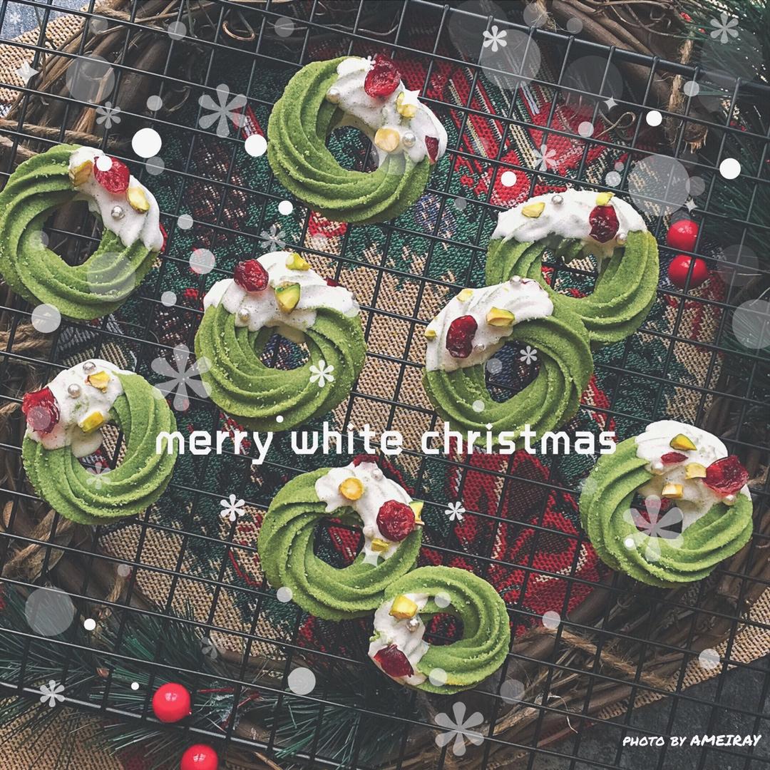 【圣诞】花环小曲奇 Christmas Wreath