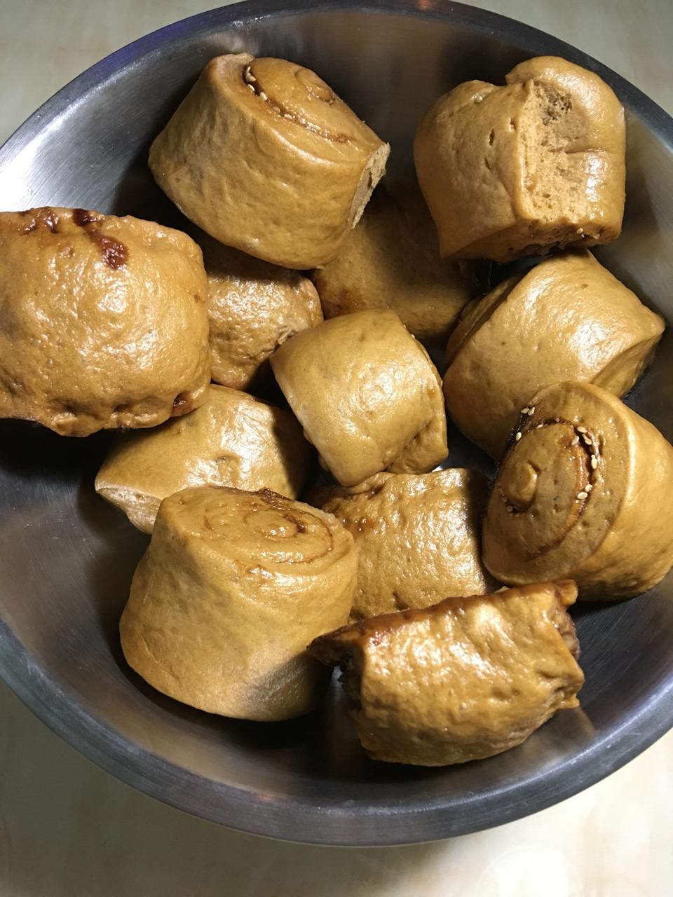 奶香红糖馒头