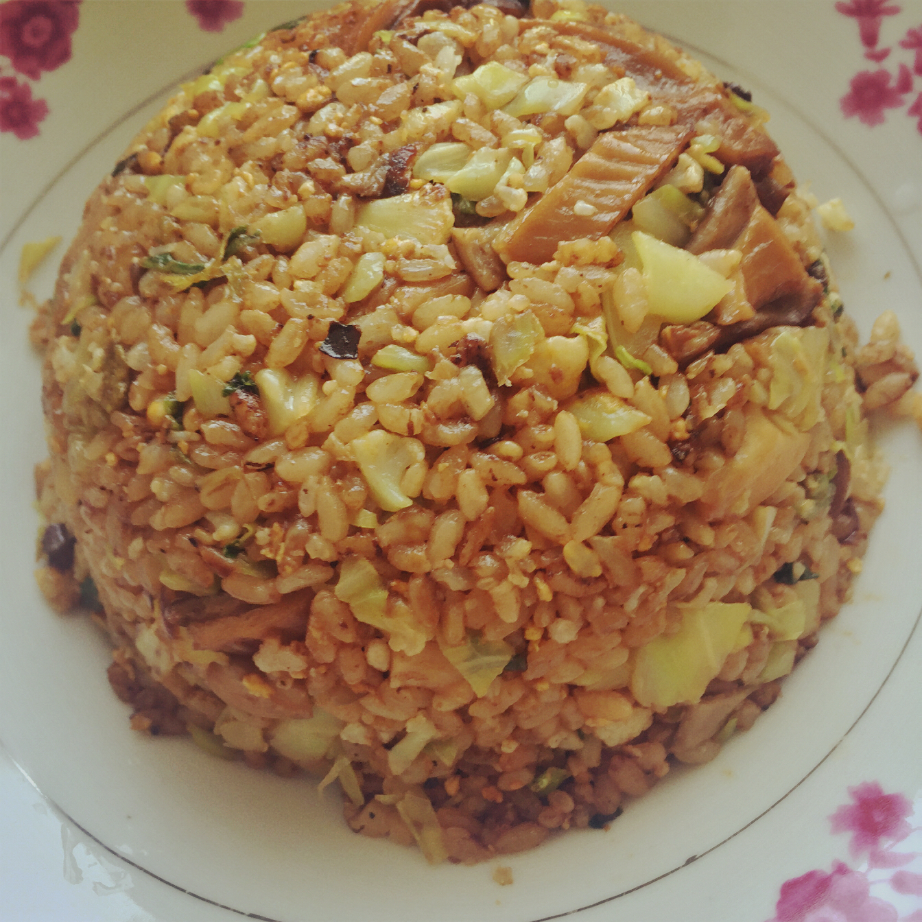 香菇肉丁油饭