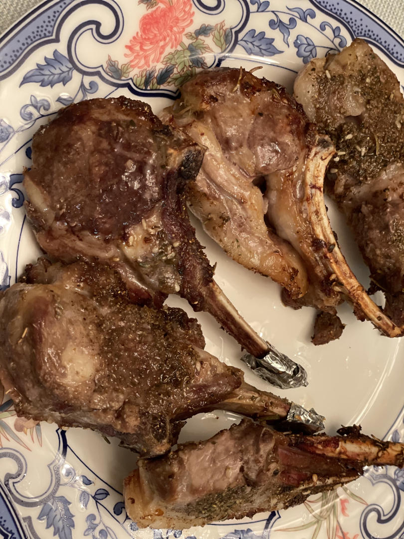 空气炸锅版烤羊排