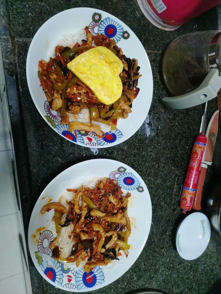 居然超简单的酸甜辣口鱼香肉丝