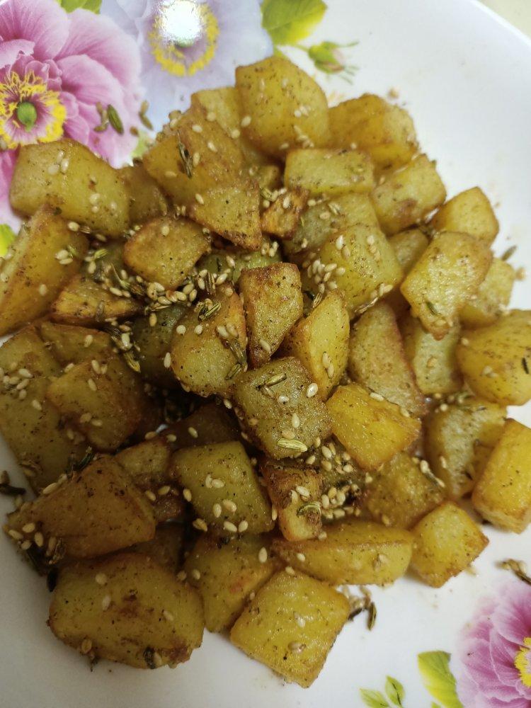 蒜香孜然土豆