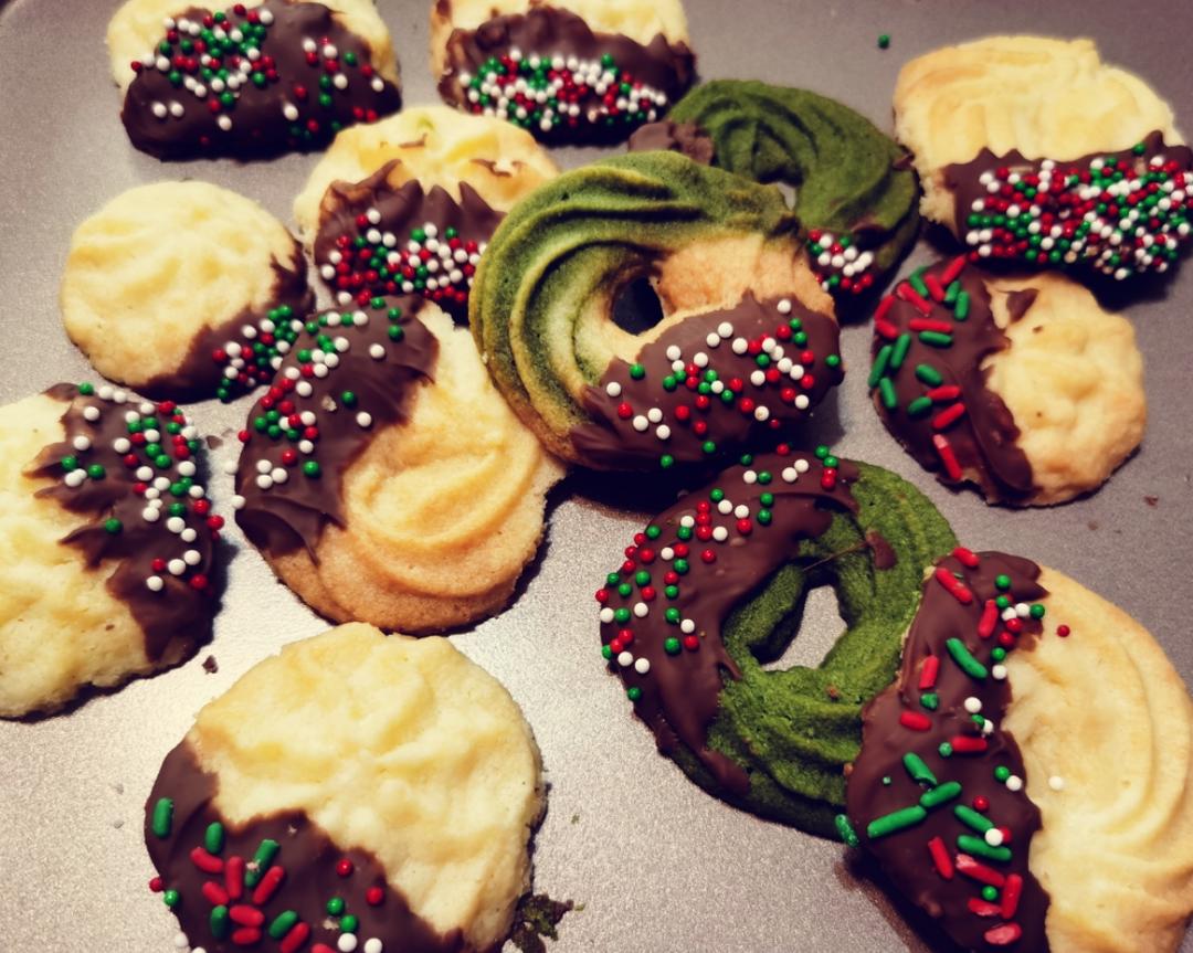 三色曲奇（酥脆口感）的做法