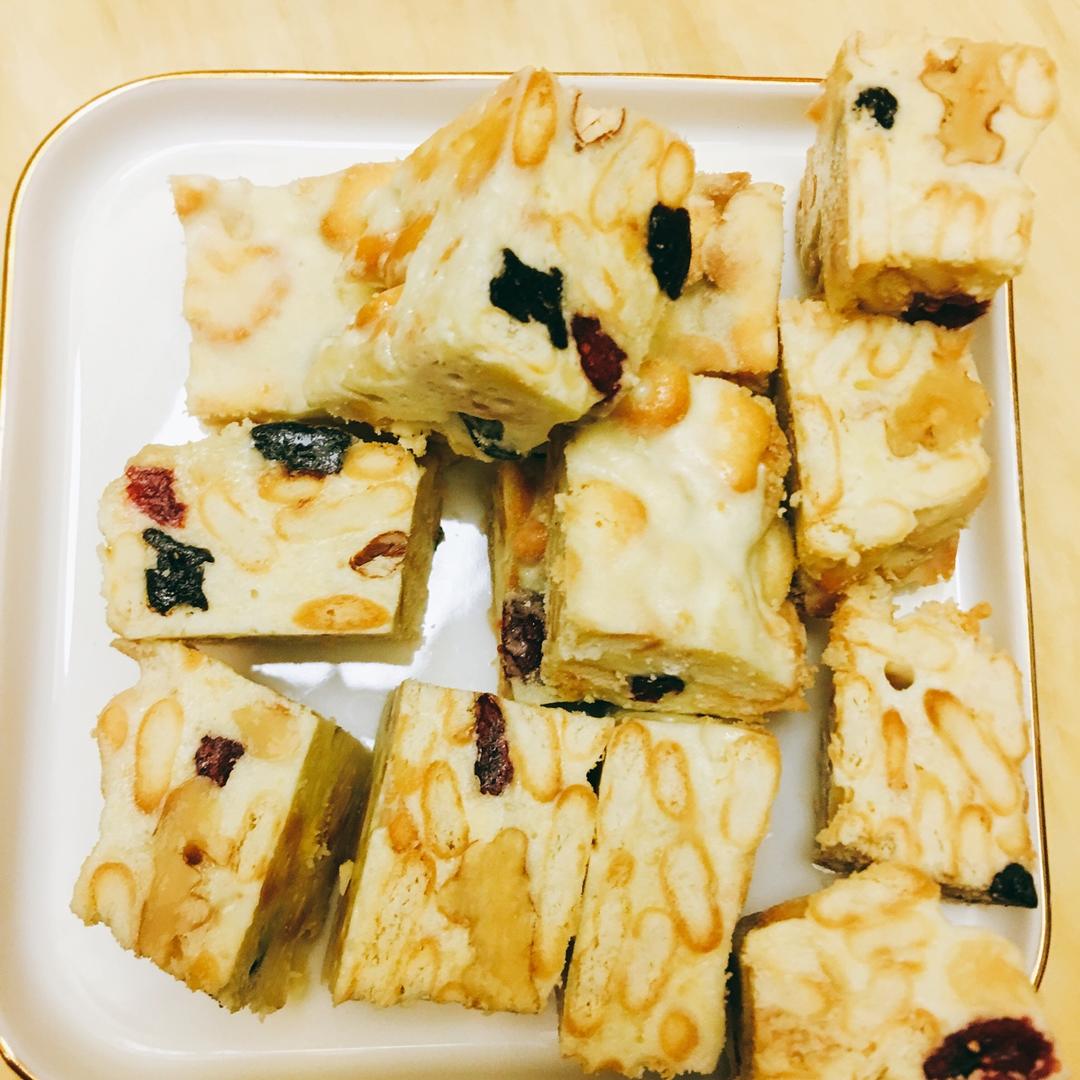 雪花酥的详细，真的比牛轧糖好吃哈~