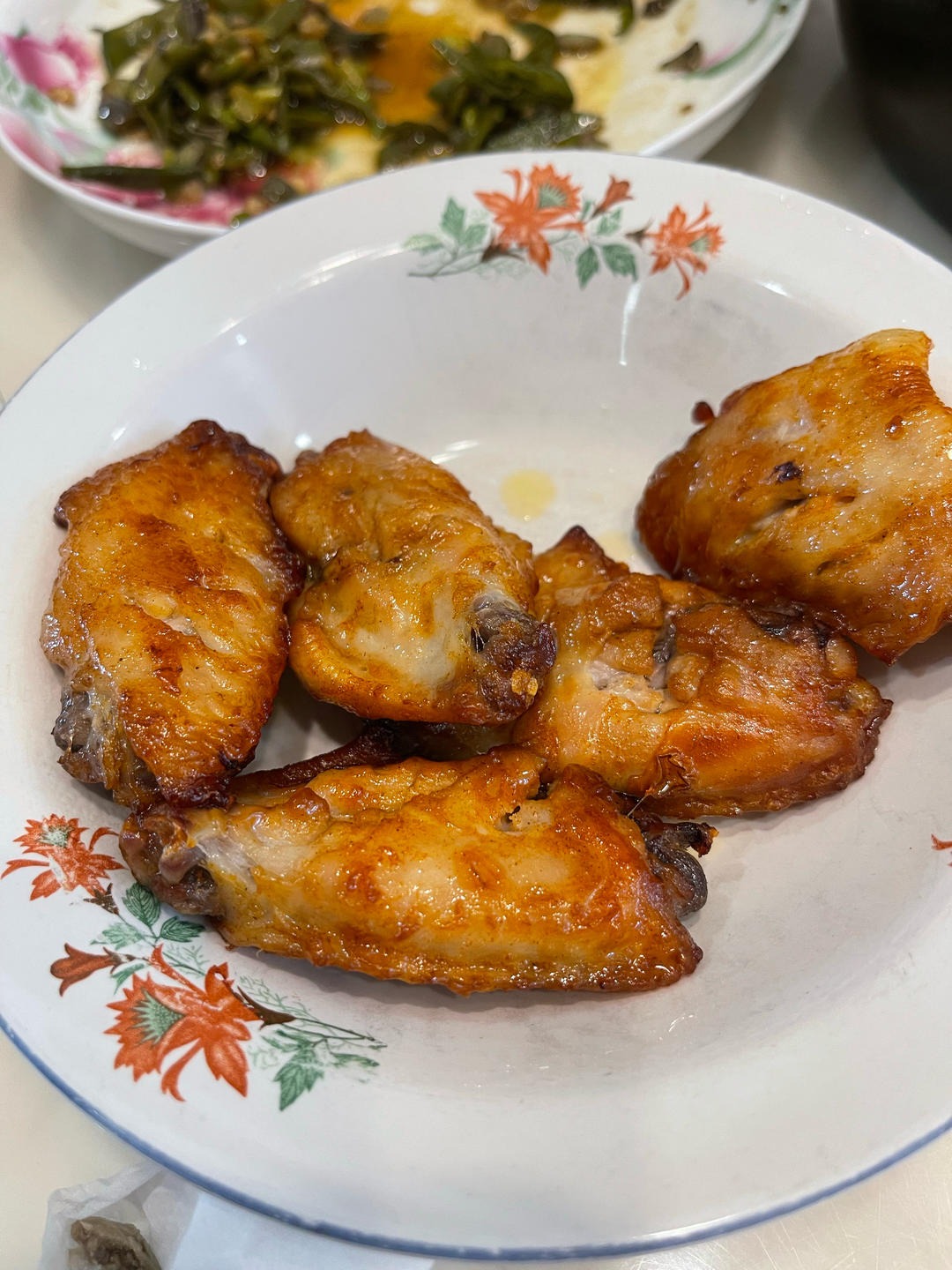 空气炸锅の蜜汁鸡翅