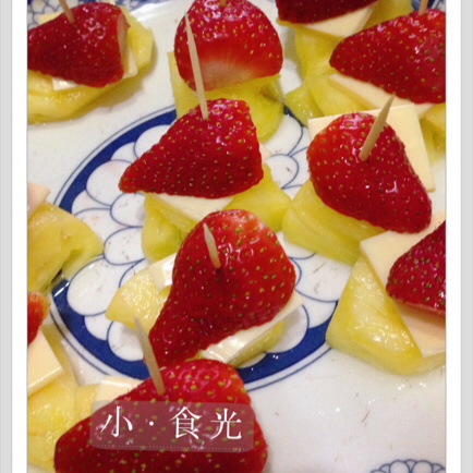 菠萝芝士小甜点