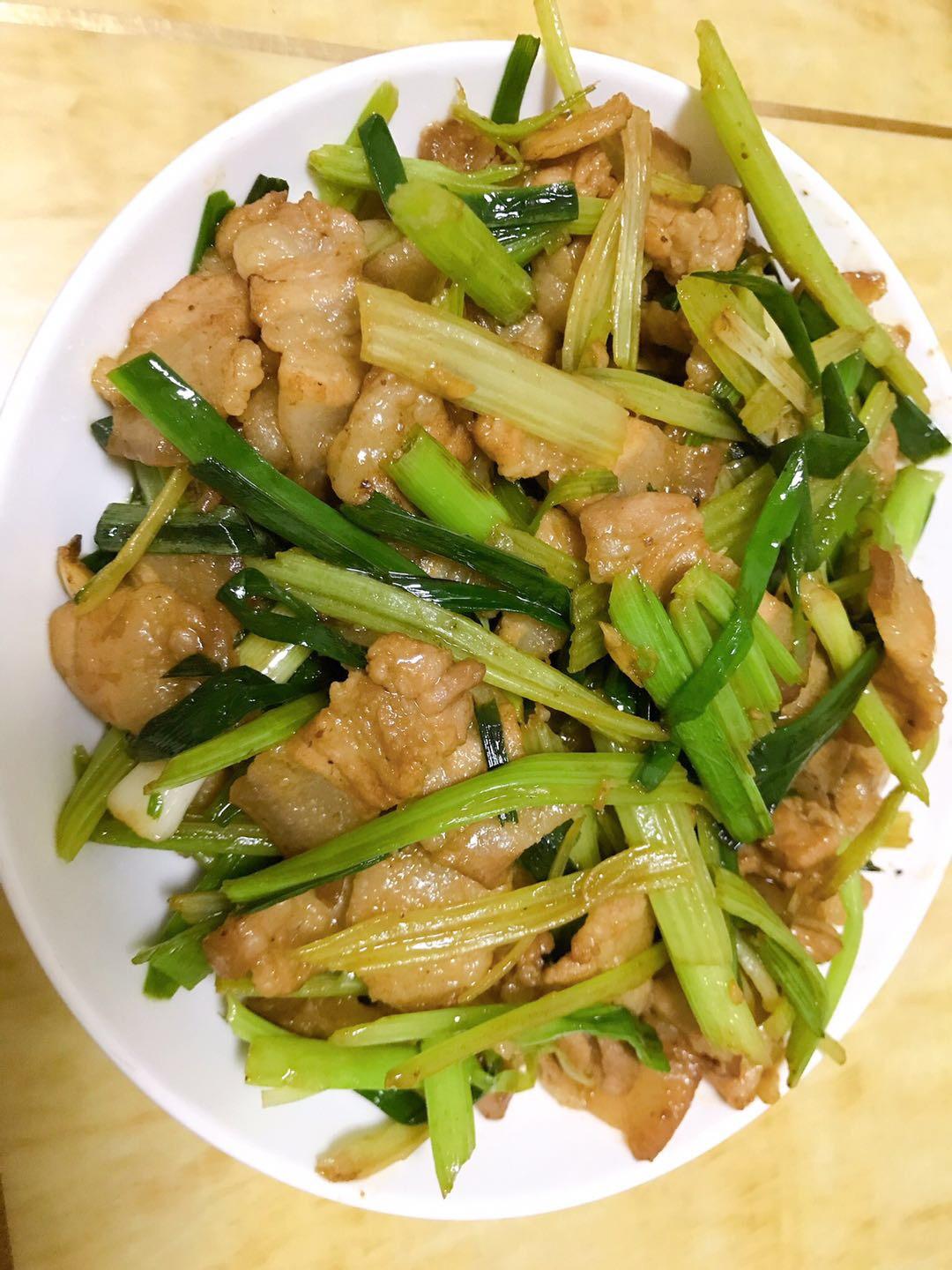 生炒五花肉