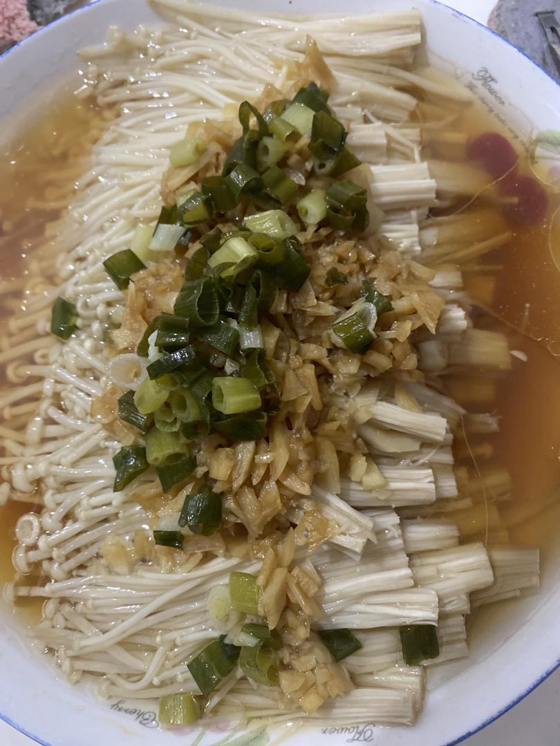蒜蓉蒸金针菇