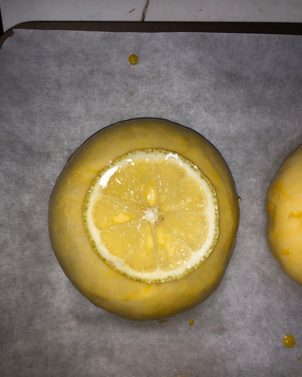 特特特别清新的柠檬酸奶面包，我爱！