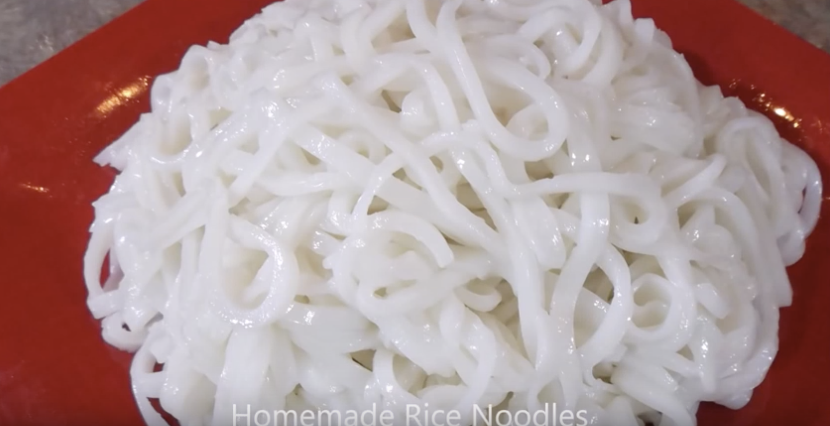 自制新鲜米粉fresh rice noodles