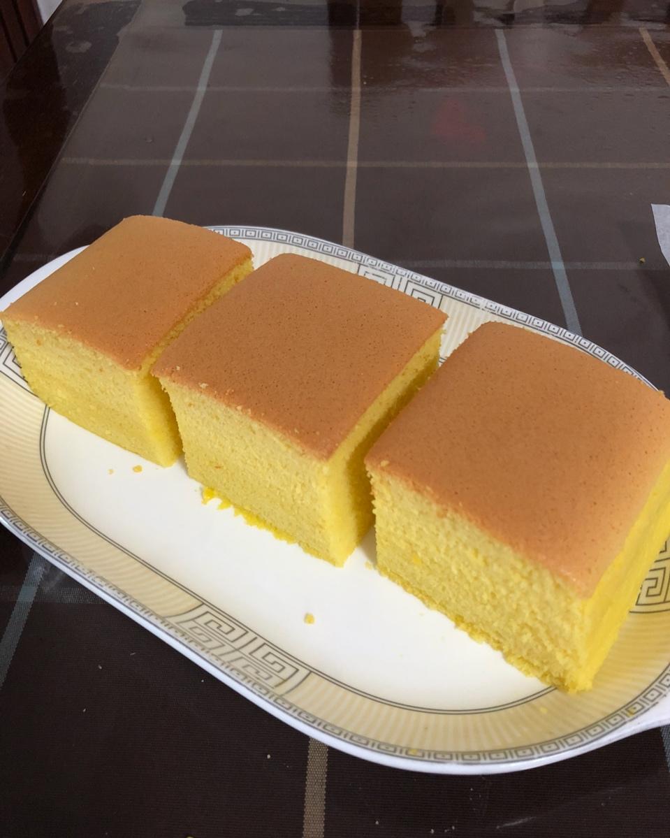 古早味蛋糕....烫面水浴法