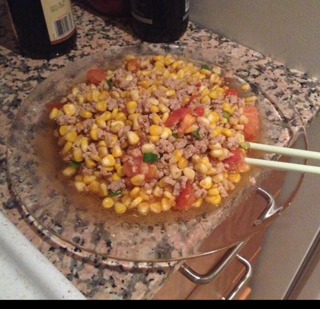 玉米炒肉末【超级下饭的快手家常菜】